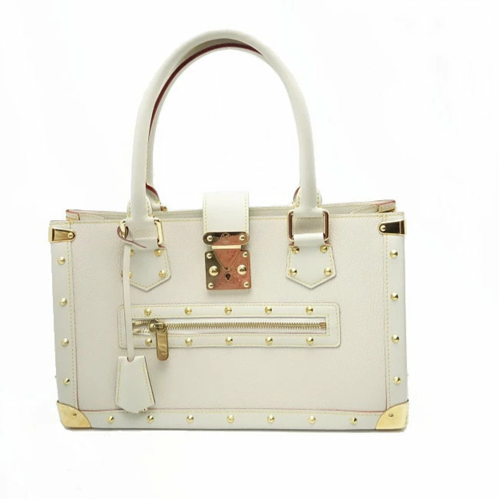 Louis Vuitton Handbag Suhali Fabulous Blanc White